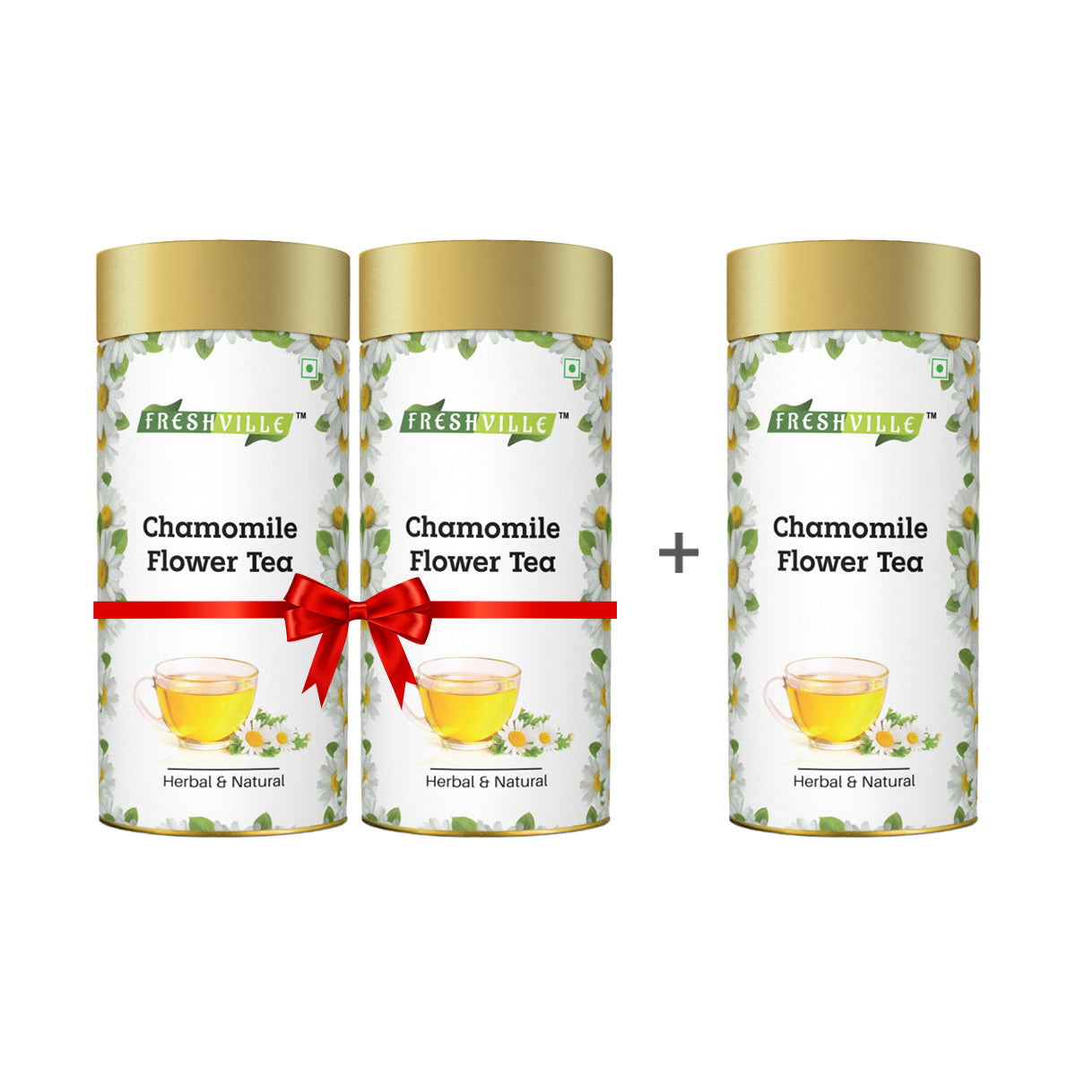 Freshville Chamomile Tea | Stress Relief, Relaxation and Improved Sleep Quality