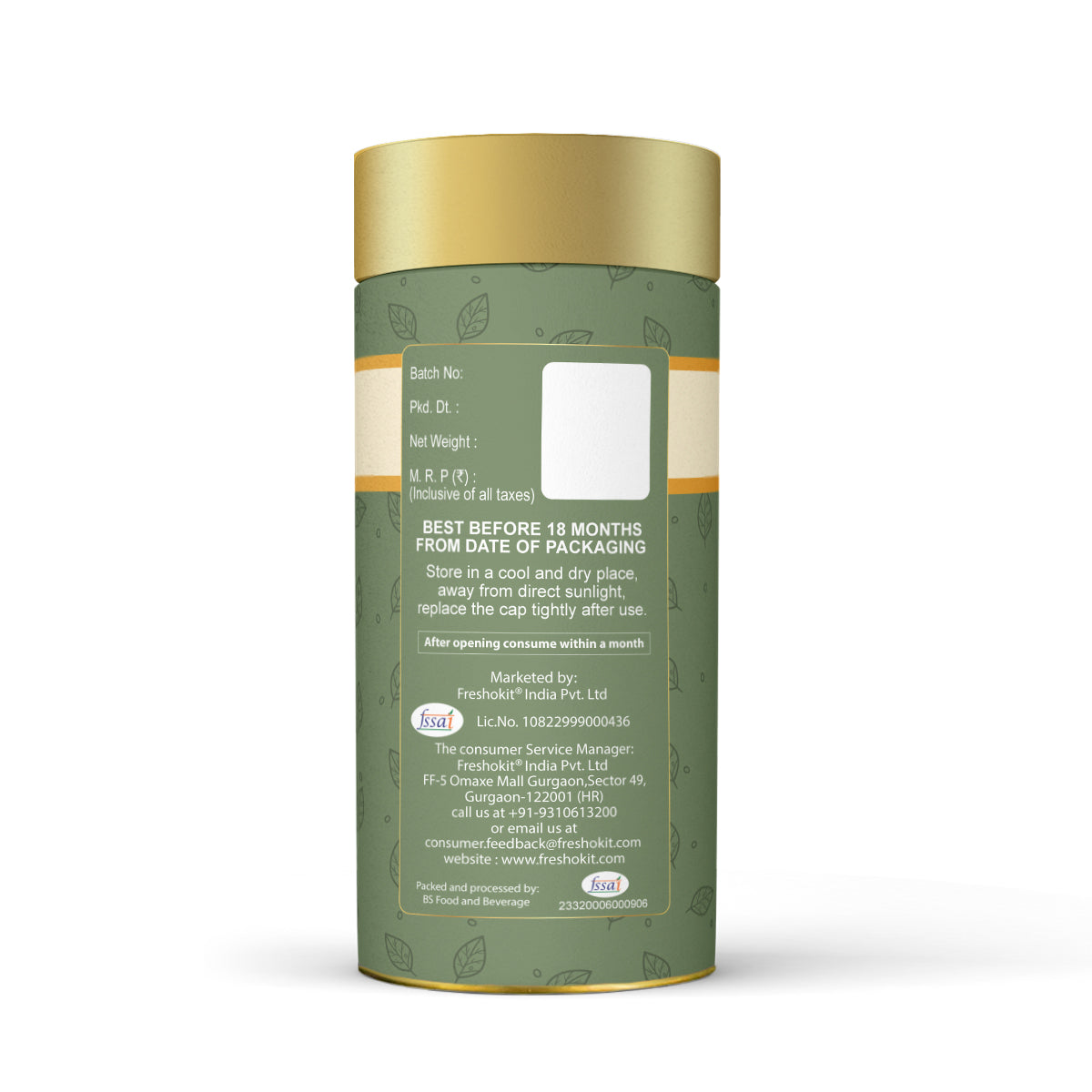 Freshville Detox Tea | Detoxify Body with herbs Peppermint, Lemongrass, Hibiscus, Cardamom, Cinnamon, Green Tea