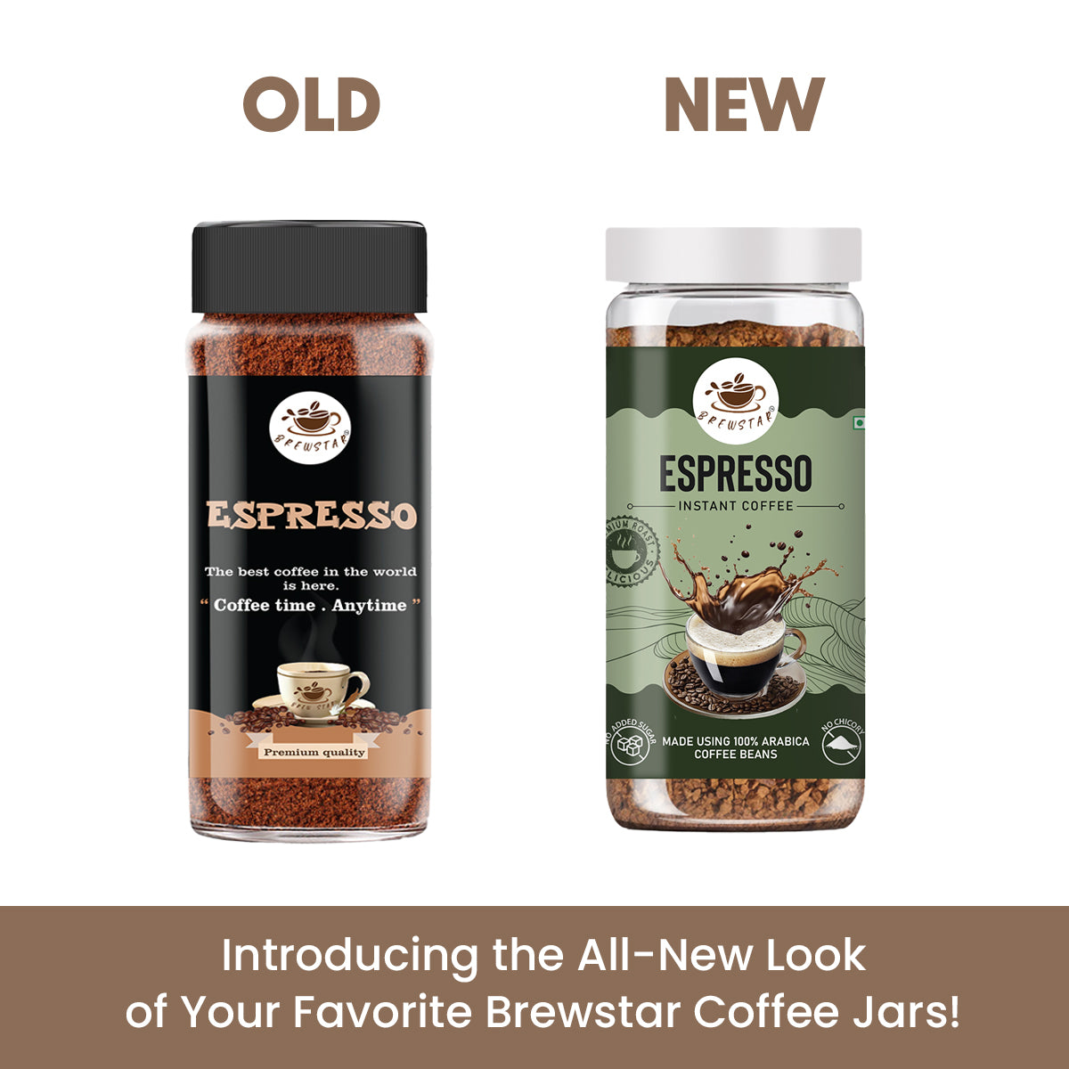 Brewstar Espresso Coffee | Roast & Ground Coffee | Instant Coffee | Premium Coffee | Great Aroma | Authentic Taste | Easy to Use