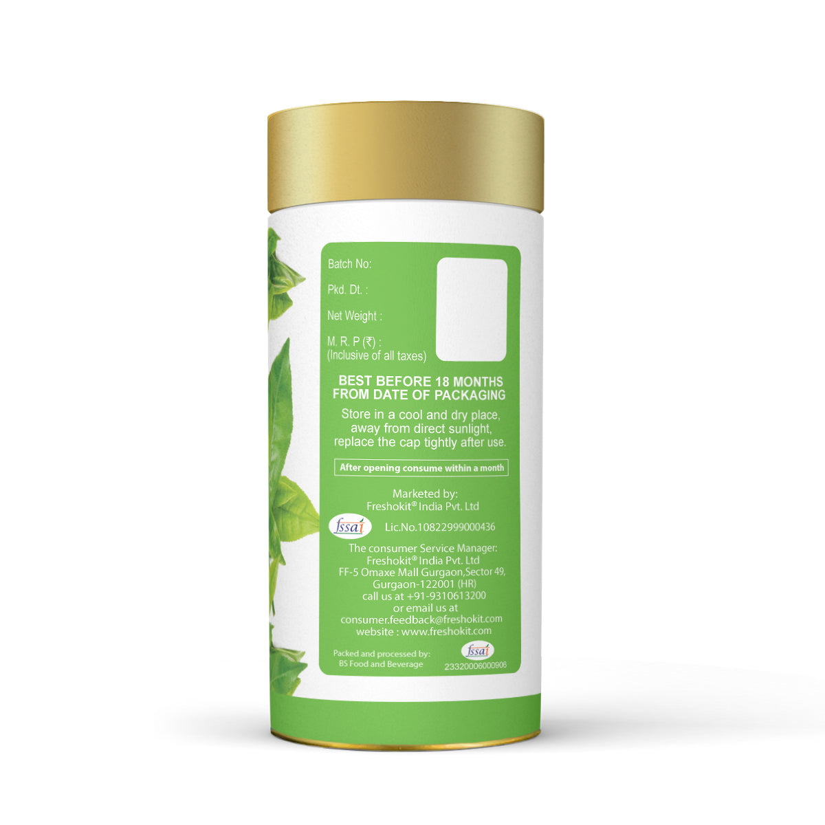 Freshville Green Tea Leaves | Improves Metabolism & Reduces Fat