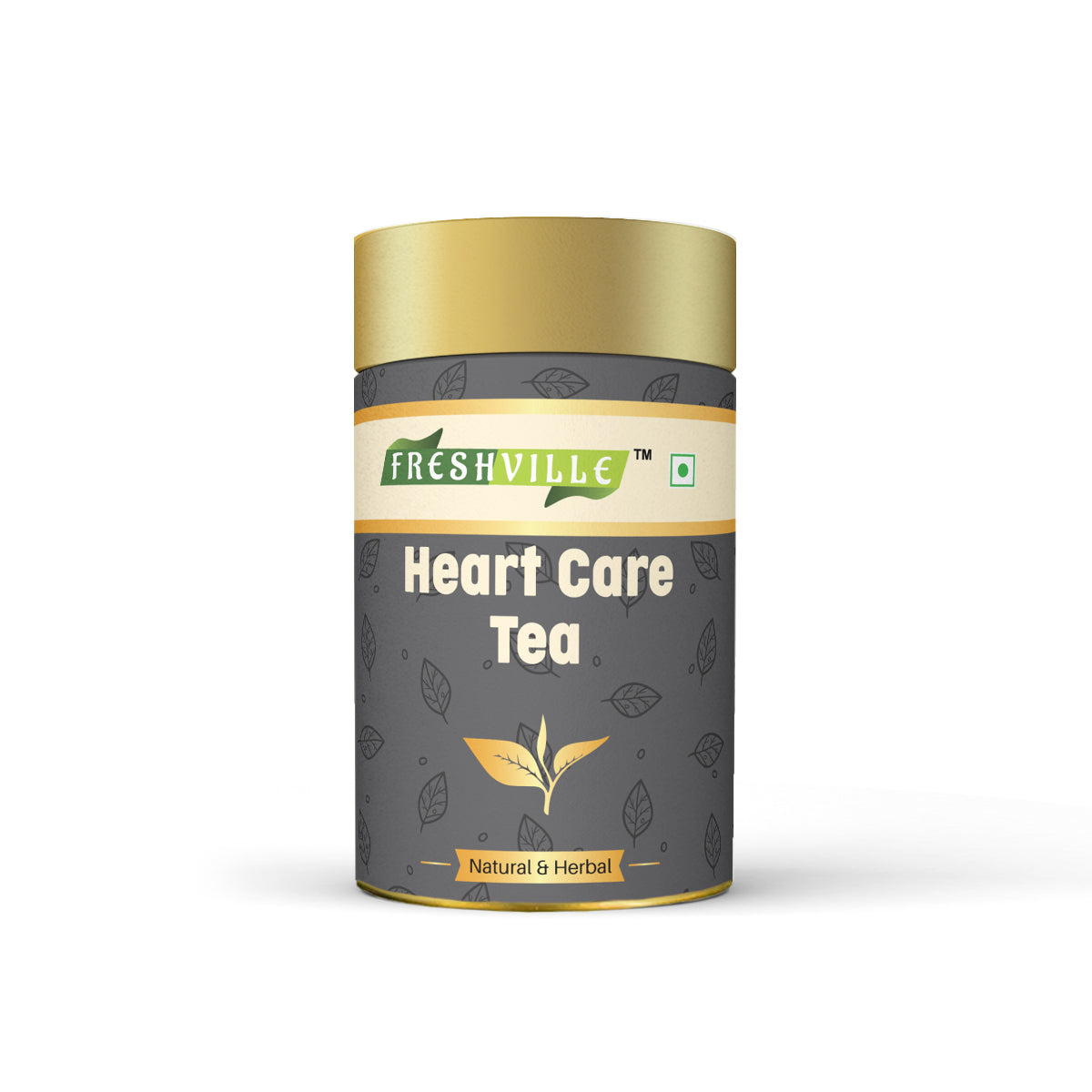 Freshville Heart Care Tea | Controls Blood Pressure with herbs Tulsi, Cardamom, Cinnamon, and Hibiscus