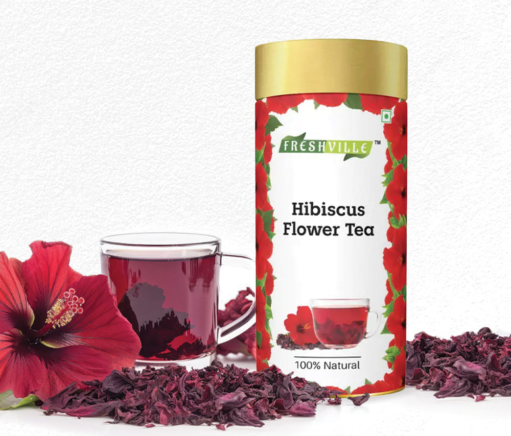 Hibiscus Tea , Green Tea and Chamomile Tea Box (100gm *3)