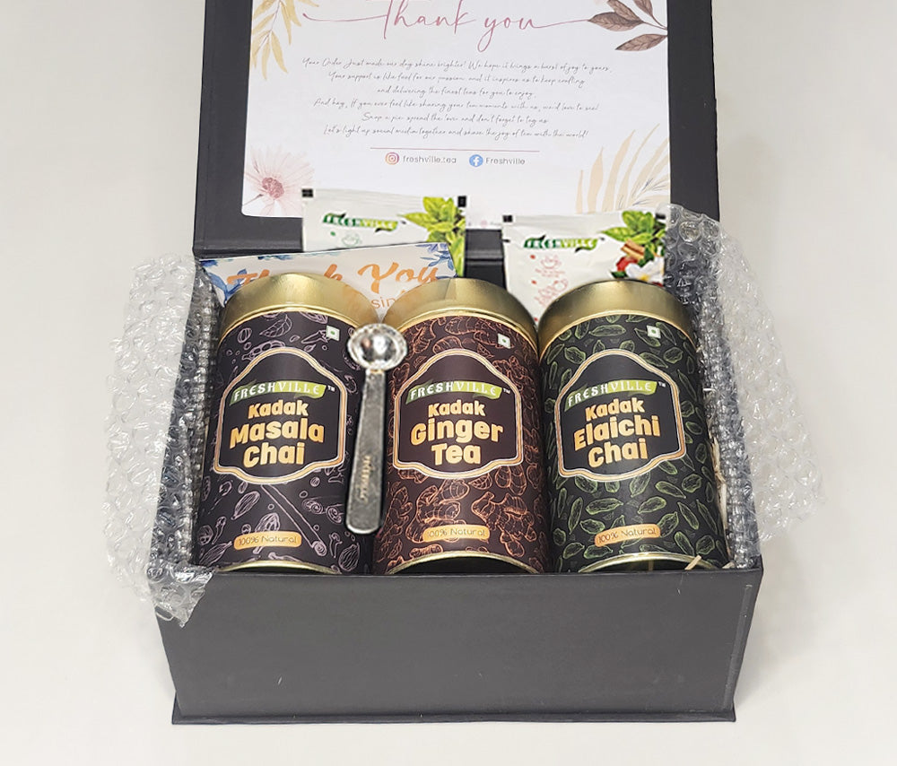 Kadak Elaichi , Ginger And Masala Tea Box 200Gm *3