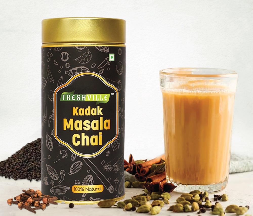 ஃப்ரெஷ்வில் கடக் மசாலா தேநீர்