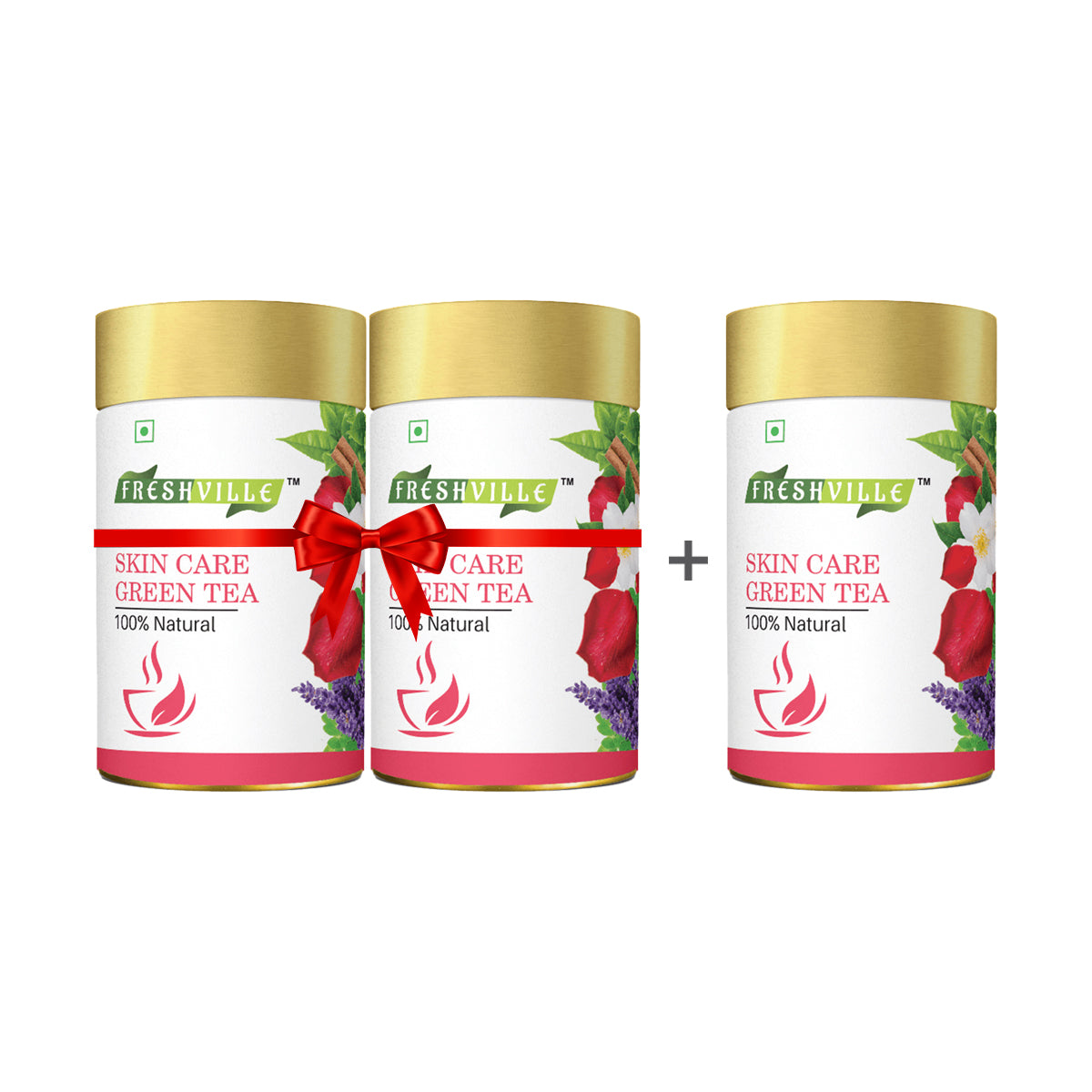 Freshville Skin Care Green Tea | Glowing Skin, Moisturized Skin, Anti-Aging | With Herbs Moisturized Skin, Acne, Anti-Aging