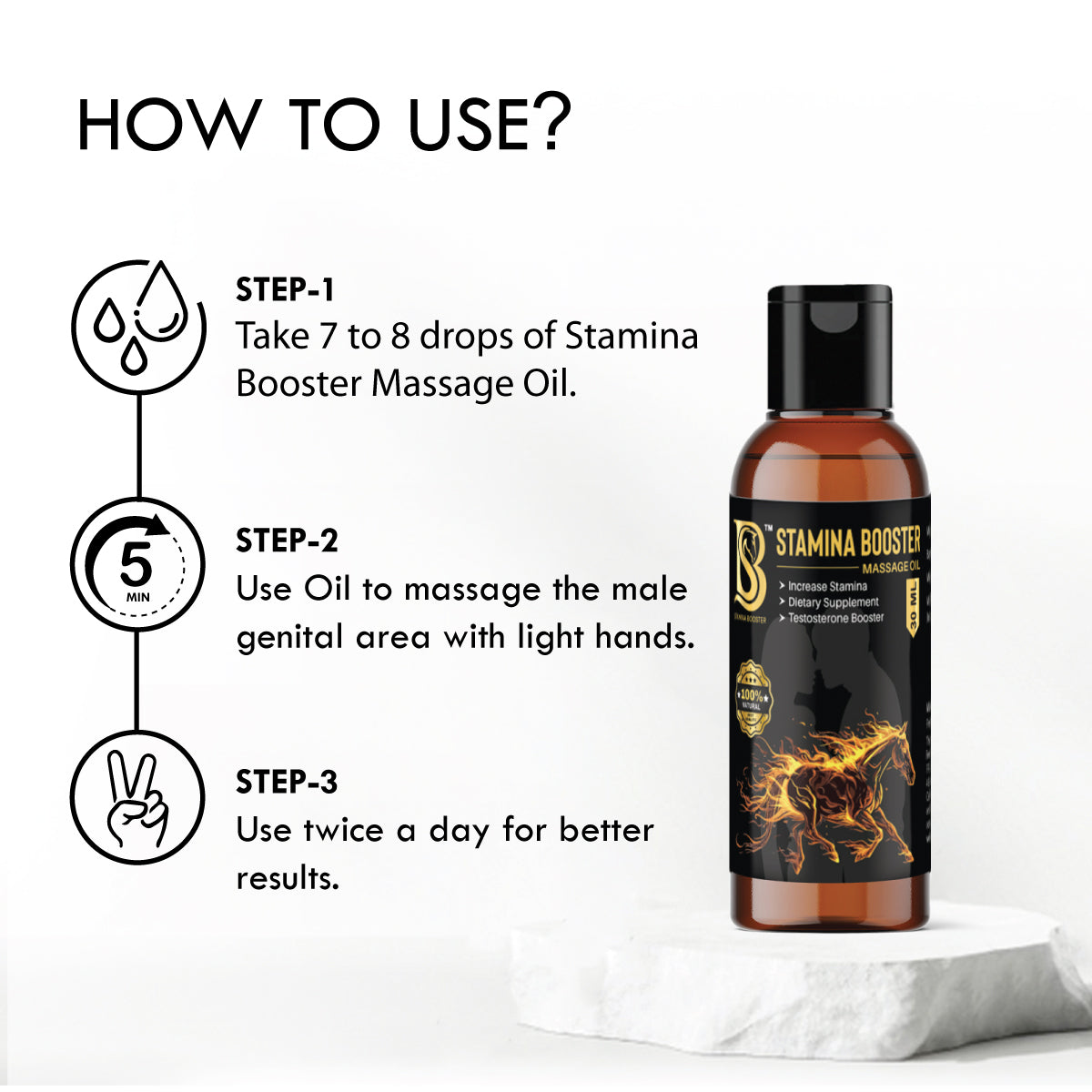 Stamina Booster Massage Oil
