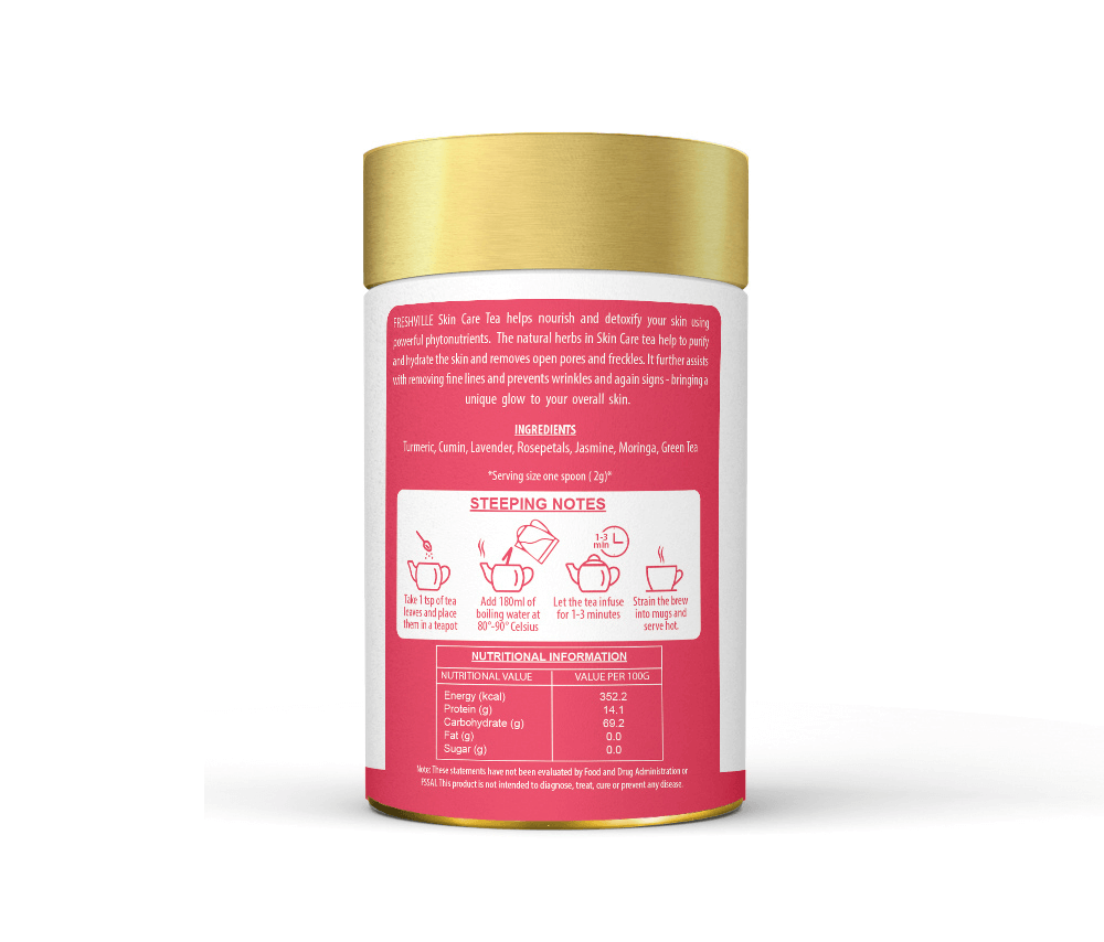 Freshville Skin Care Green Tea | Glowing Skin, Moisturized Skin, Anti-Aging | With Herbs Moisturized Skin, Acne, Anti-Aging, 45 Day