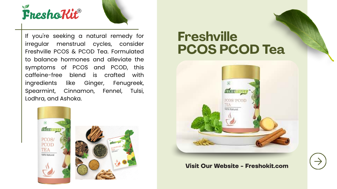 Freshville PCOS PCOD Tea: A Natural Way to Balance Hormones & Restore Your Cycle