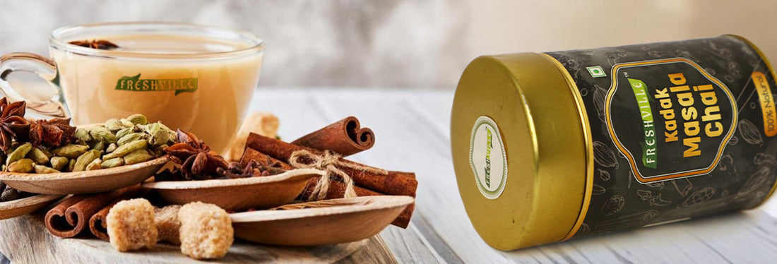 Freshville Kadak Masala Chai: Bold Flavors, Authentic Spices, and Wellness in Every Sip