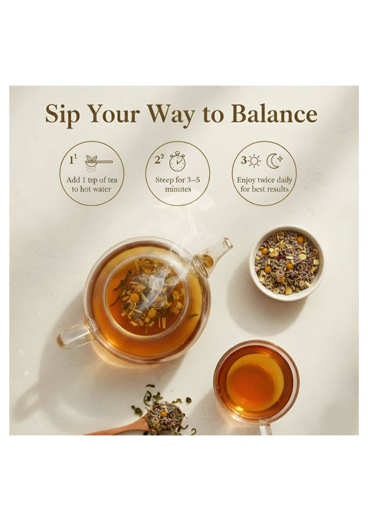 Freshville Relax Tea | Improves Sleep Quality Release Stress with Herbs Lemongrass, Lavender, Chamomile, Green Tea