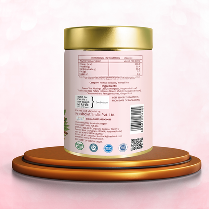 ಫ್ರೆಶ್‌ವಿಲ್ಲೆ ಬ್ರೀತ್ ವೆಲ್ ಹರ್ಬಲ್ ಟೀ | ಶ್ವಾಸಕೋಶದ ನಿರ್ವಿಶೀಕರಣ ಬೆಂಬಲ | ದೈನಂದಿನ ಉಸಿರಾಟದ ಬೆಂಬಲ