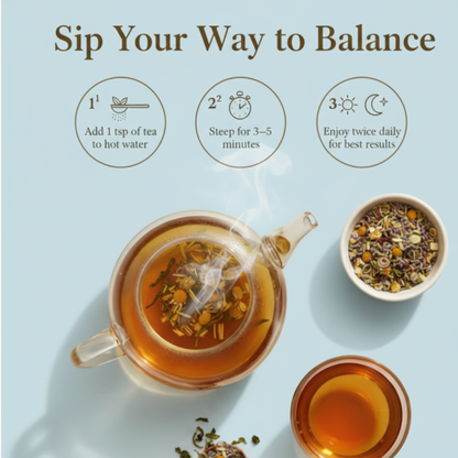 ஃப்ரெஷ்வில் நைட் ஈஸ் ஹெர்பல் டீ | ரிலாக்ஸ் & சாந்தமான சப்போர்ட் | காஃபின் இல்லாத | இயற்கை தூக்கம் & மன அழுத்தத்தை குறைக்கும் டீ | அமைதிப்படுத்தும் மூலிகை கலவை