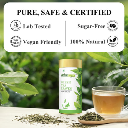 Freshville Green Tea Leaves | Improves Metabolism & Reduces Fat