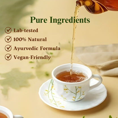 Freshville Men Fertility Tea | Natural Herbal Blend for Male Reproductive Health | 3 Month