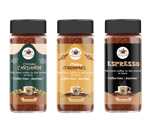 CARDAMOM,CARAMEL AND ESPRESSO COMBO