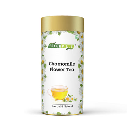 Freshville Chamomile Tea |  Stress Relief, Relaxation and Improved Sleep Quality