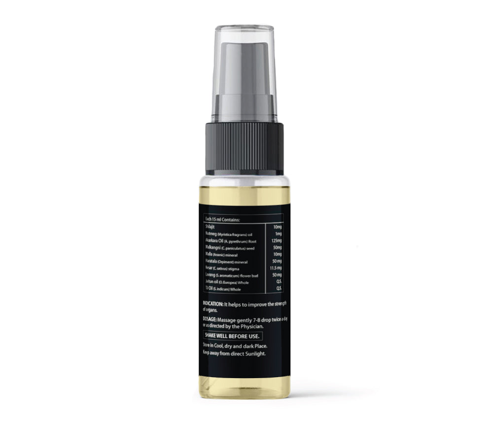 Stamina Booster Massage Oil Spray