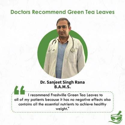 Freshville Green Tea Leaves | Improves Metabolism & Reduces Fat