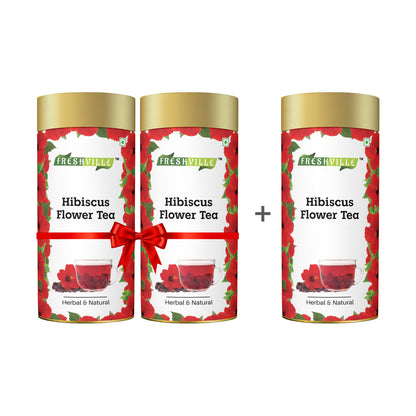 Freshville Hibiscus Tea | Helps in Heart Health, Weight Management