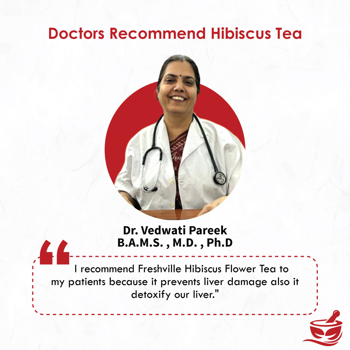 Freshville Hibiscus Tea | Helps in Heart Health, Weight Management