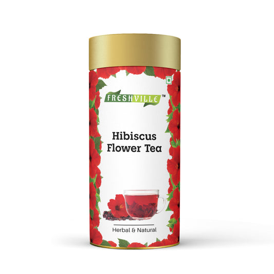 Freshville Hibiscus Tea | Helps in Heart Health, Weight Management