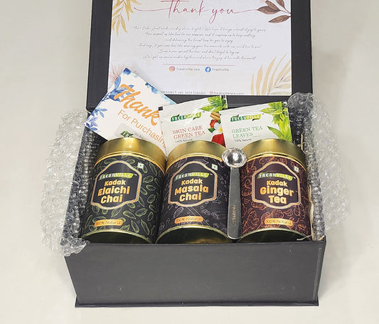 Kadak Elaichi , Ginger And Masala Tea  Box (100gm*3)