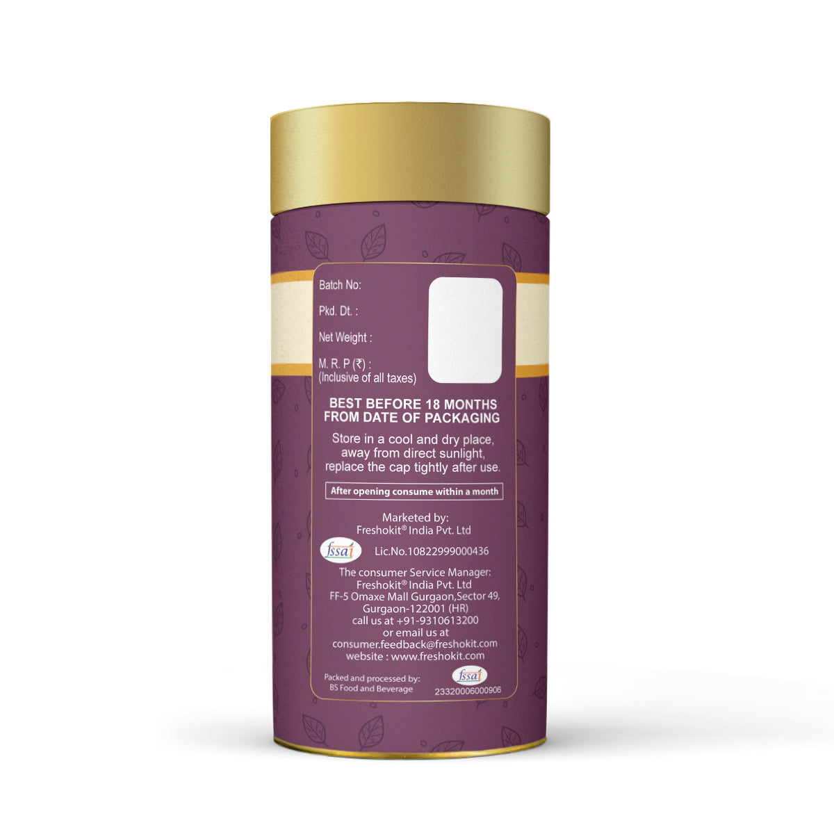 Freshville Lungs Detox Tea | Helps Quit Smoking And Clean Lungs with Herbs Moringa, Rose Petals, Peppermint, Lemongrass, Hibiscus, Cinnamon, Mulethi, Tulsi, Fenugreek, Ginger, Green Tea