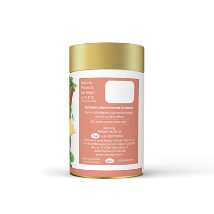 Freshville PCOS PCOD Tea | Regularizes period cycle with herbs Ginger, Fenugreek, Spearmint, Cinnamon, Fennel, Tulsi, Lodhra, Ashoka