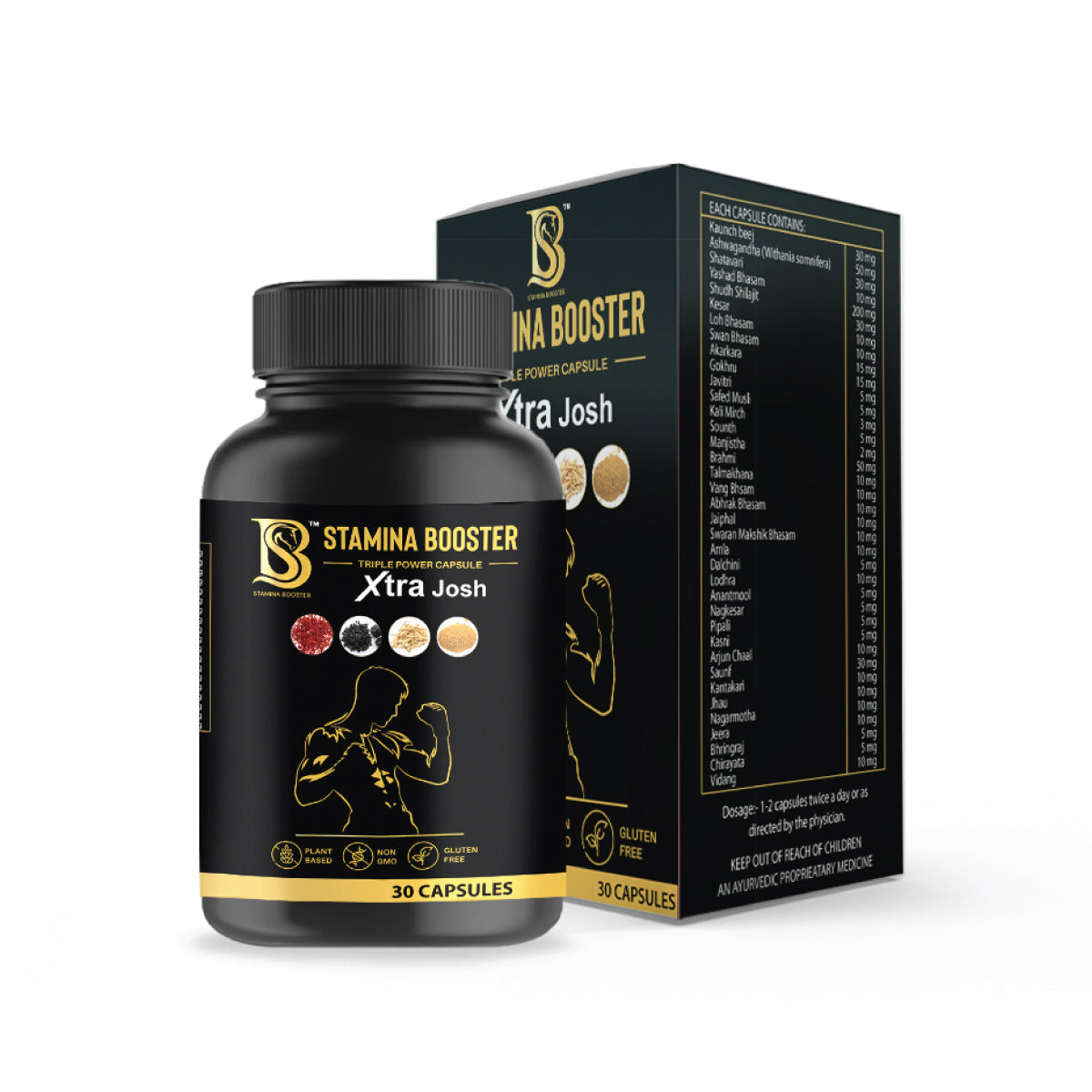 Stamina Booster Triple Power Capsule & Tea | Boost Strength & Stamina Naturally