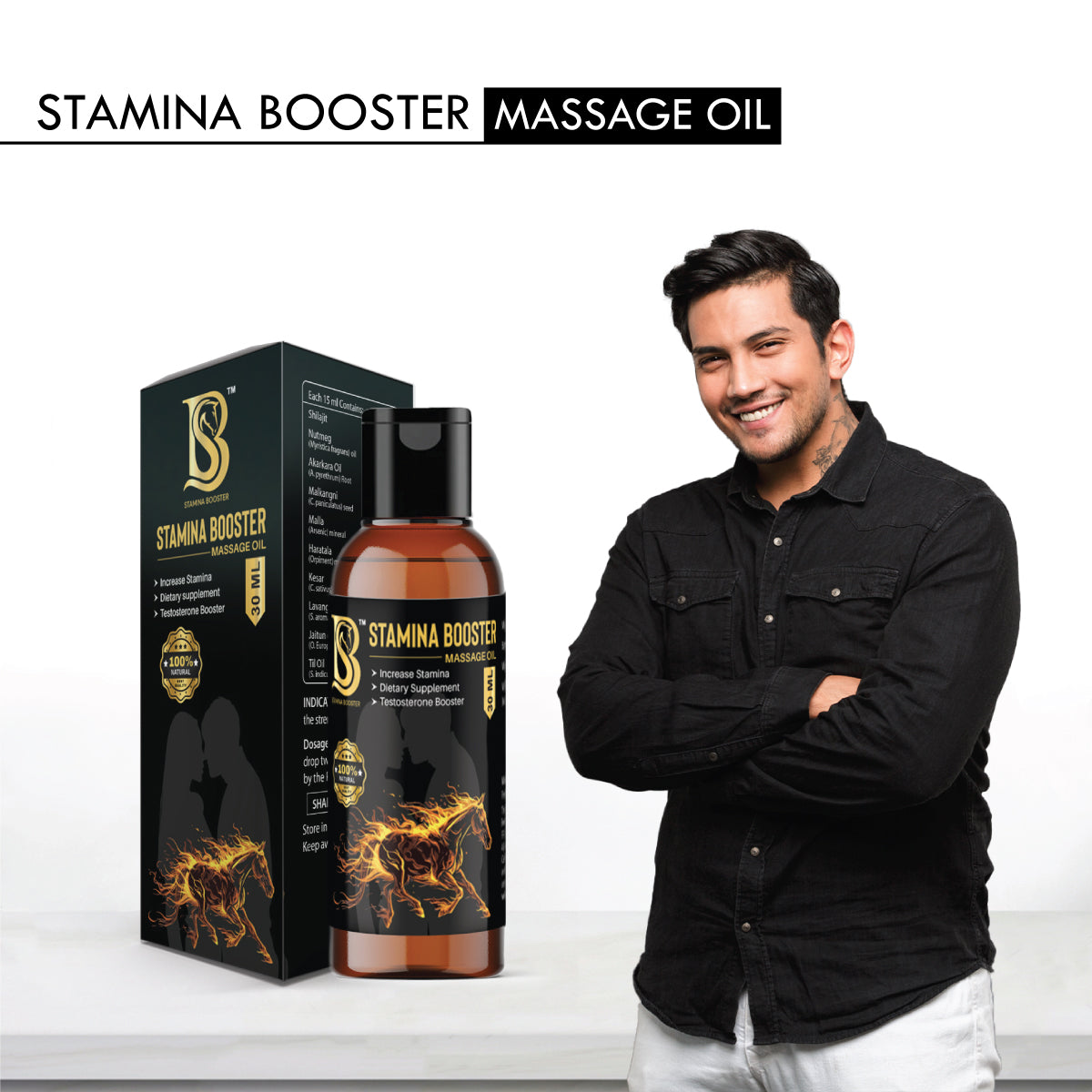 Stamina Booster Massage Oil