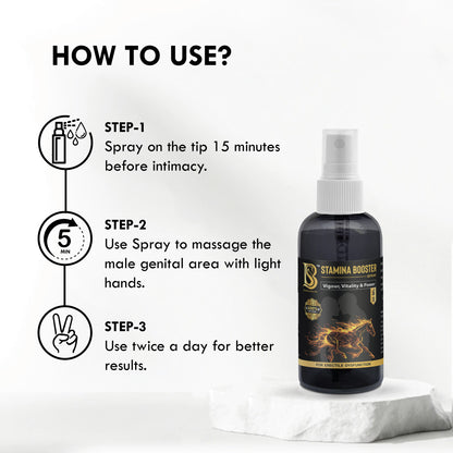 Stamina Booster Spray Oil