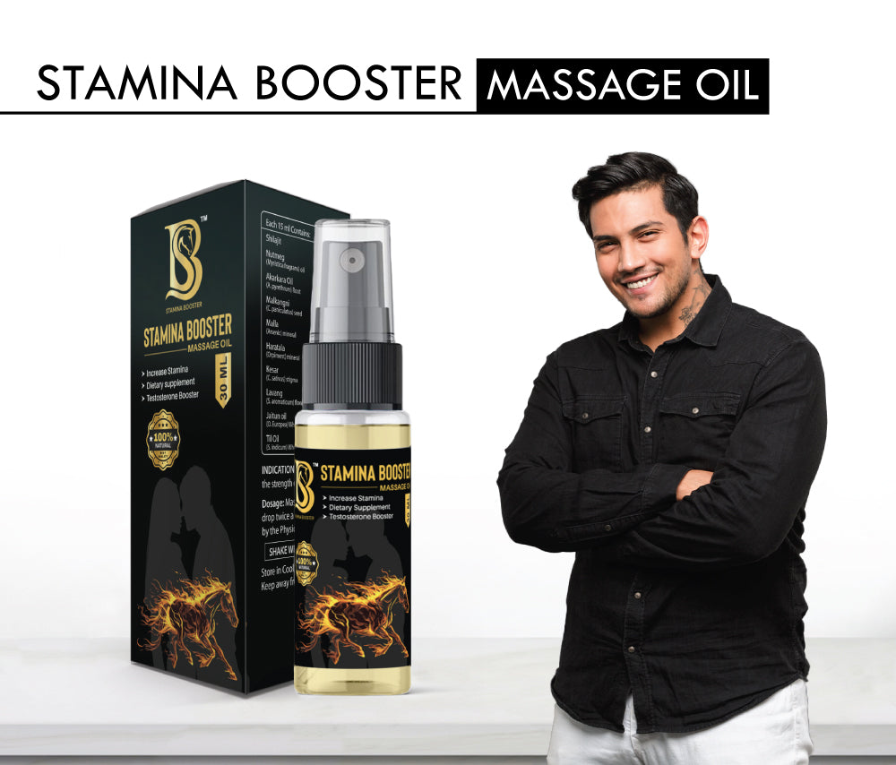 Stamina Booster Massage Oil Spray