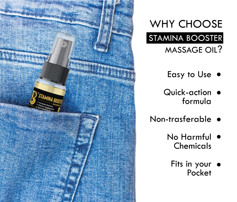 Stamina Booster Massage Oil Spray