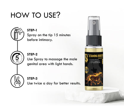 Stamina Booster Massage Oil Spray
