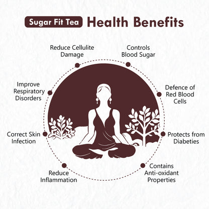 Sugerfit Tea  Box With (Spoon, Stainer, Cup)(120gm)