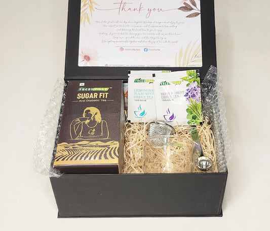 Sugerfit Tea  Box With (Spoon, Stainer, Cup)(120gm)
