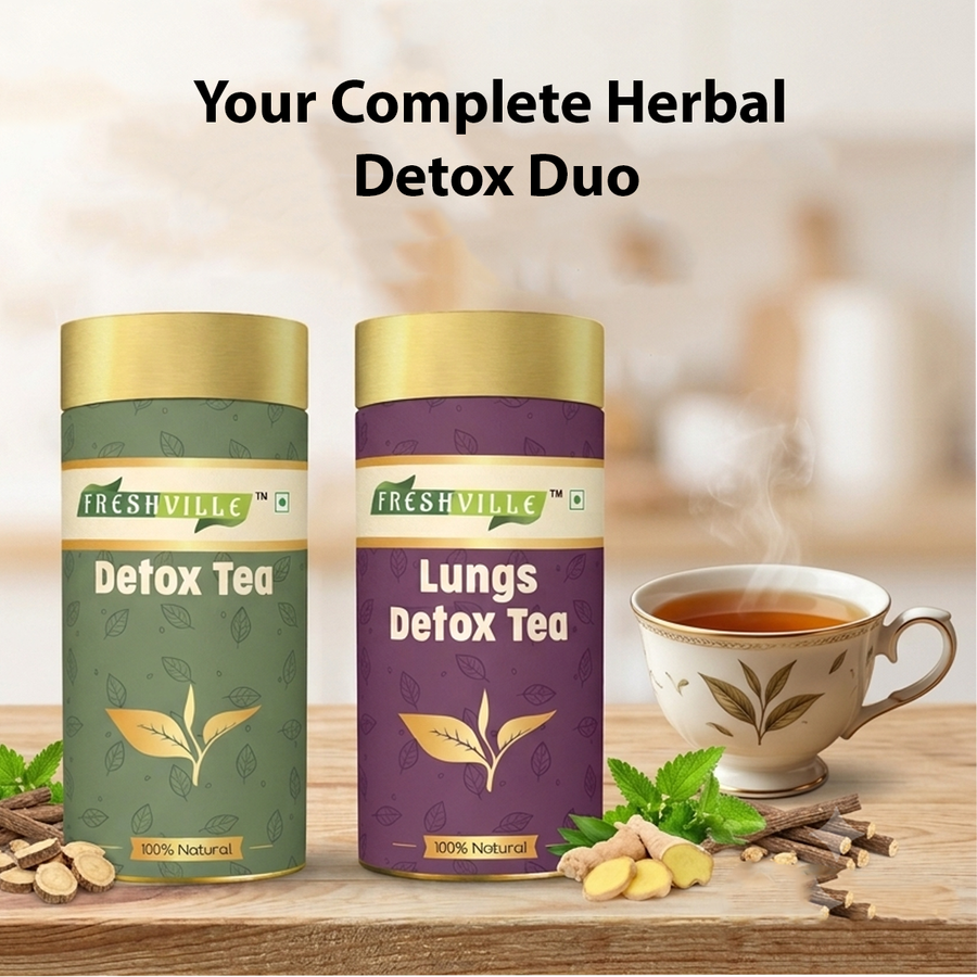 Breathe Better Every Day.
The Ultimate Herbal Detox Tea Duo