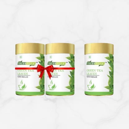 Freshville Green Tea Leaves | Improves Metabolism & Reduces Fat |Green Bliss – Refresh Your Life Naturally 45 Day