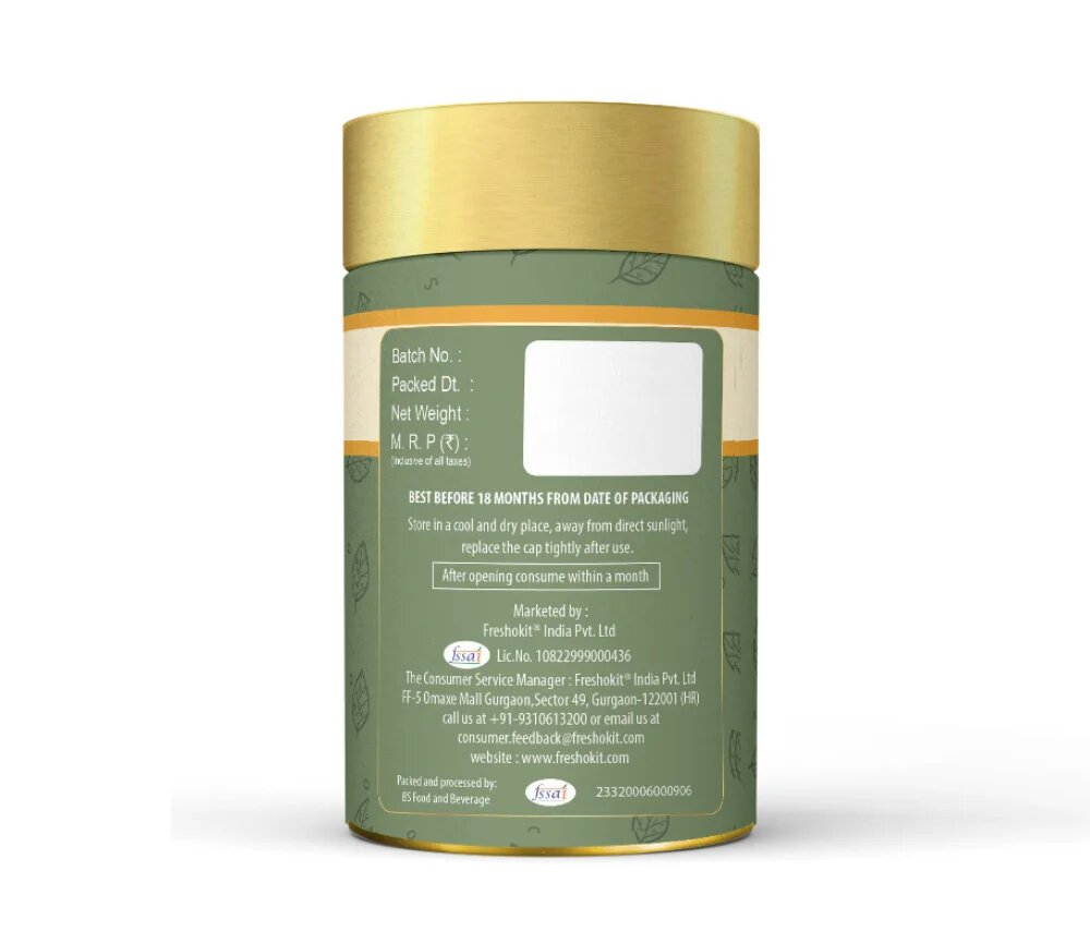 Freshville Detox Tea | Detoxify Body with herbs Peppermint, Lemongrass, Hibiscus, Cardamom, Cinnamon, Green Tea, 45 Day