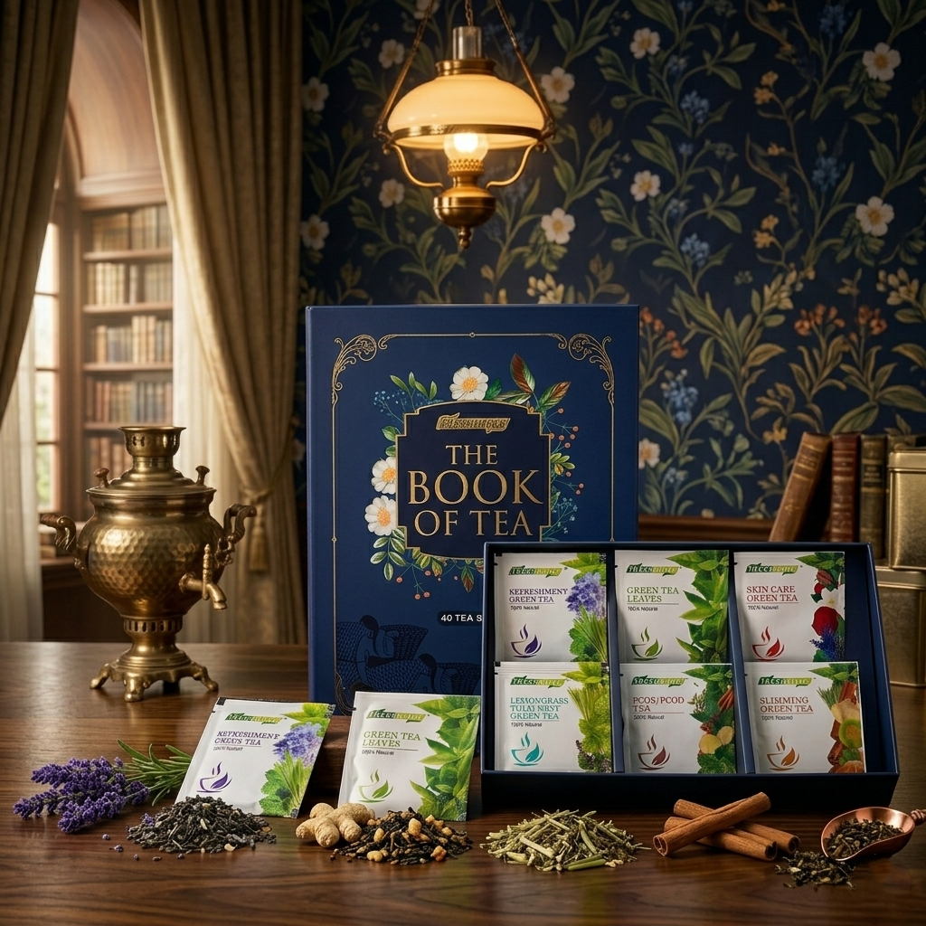 The Book of Tea – Royal Wellness Infusion Gift Collection