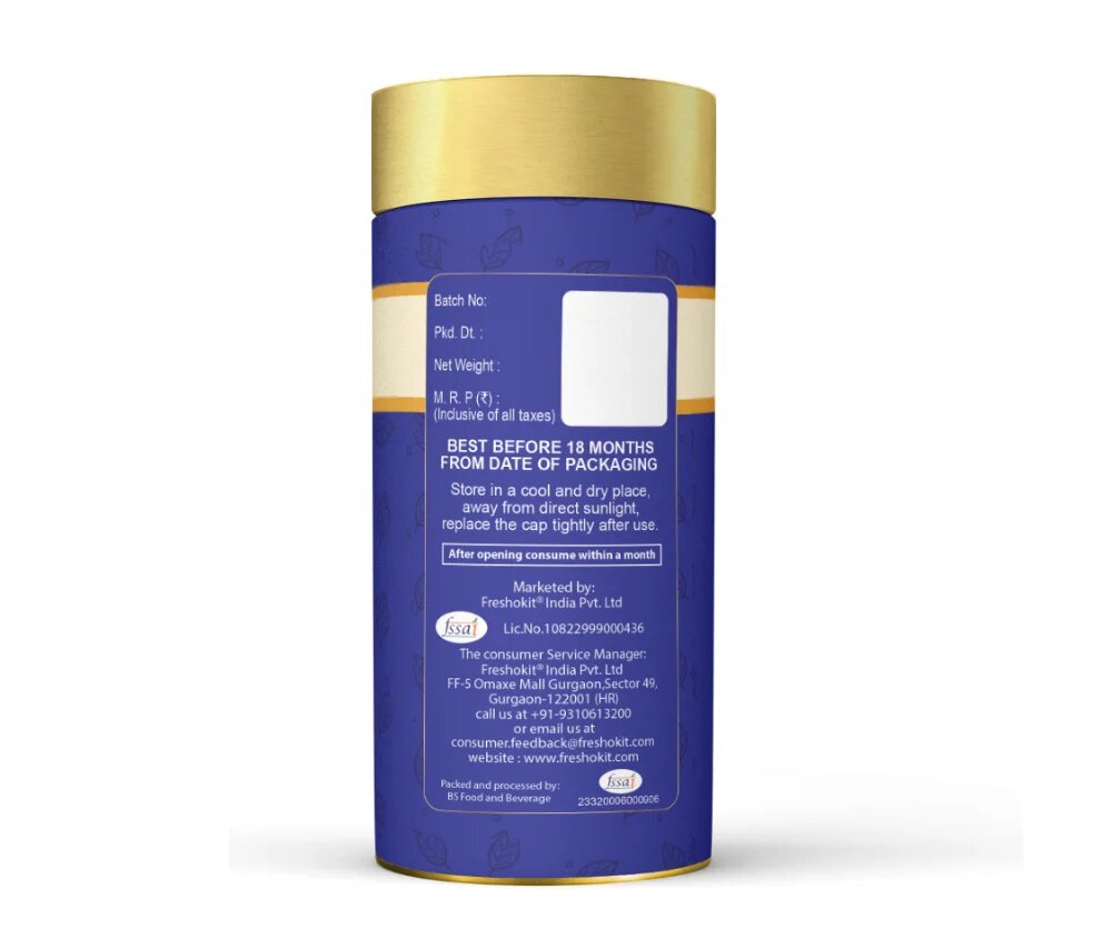 Freshville Immunity Tea - Immunity Booster Tea With Herbs Turmeric, Cinnamon, Ginger, Clove, Ashwagandha, Mintfennel, Moringa, Tulsi, Giloy, Amla, Green Tea, 100gm