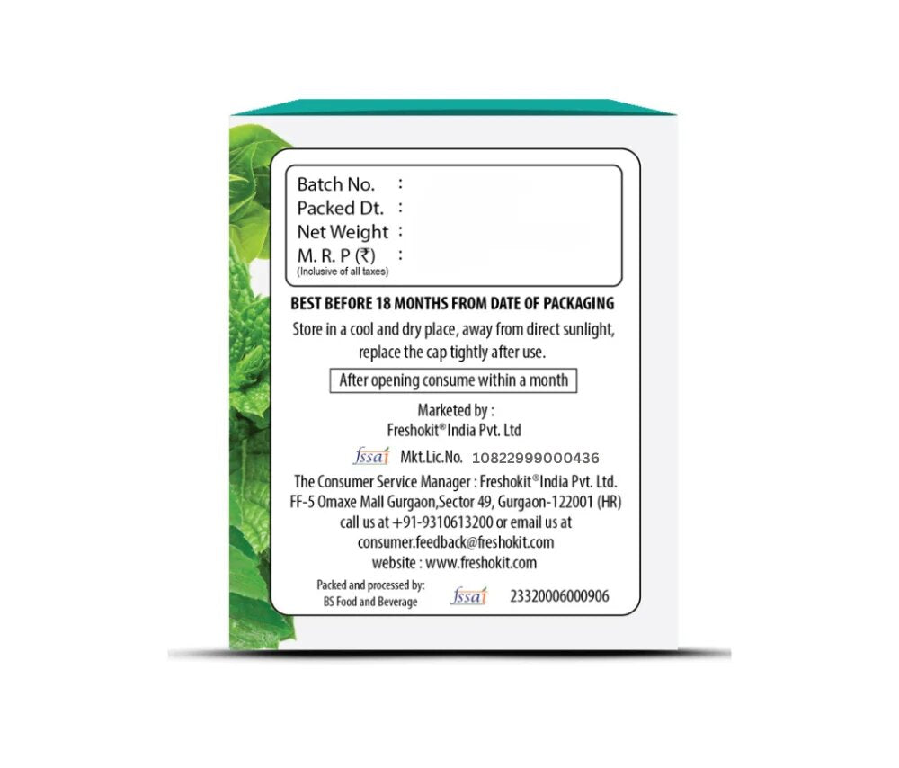 Freshville Lemongrass Tulsi Mint Green Tea Bag  | Pure & Natural | Immunity Booster | Control Cholesterol | Heart Health | Lemongrass, Mint, Green Tea Bag (25 bags)