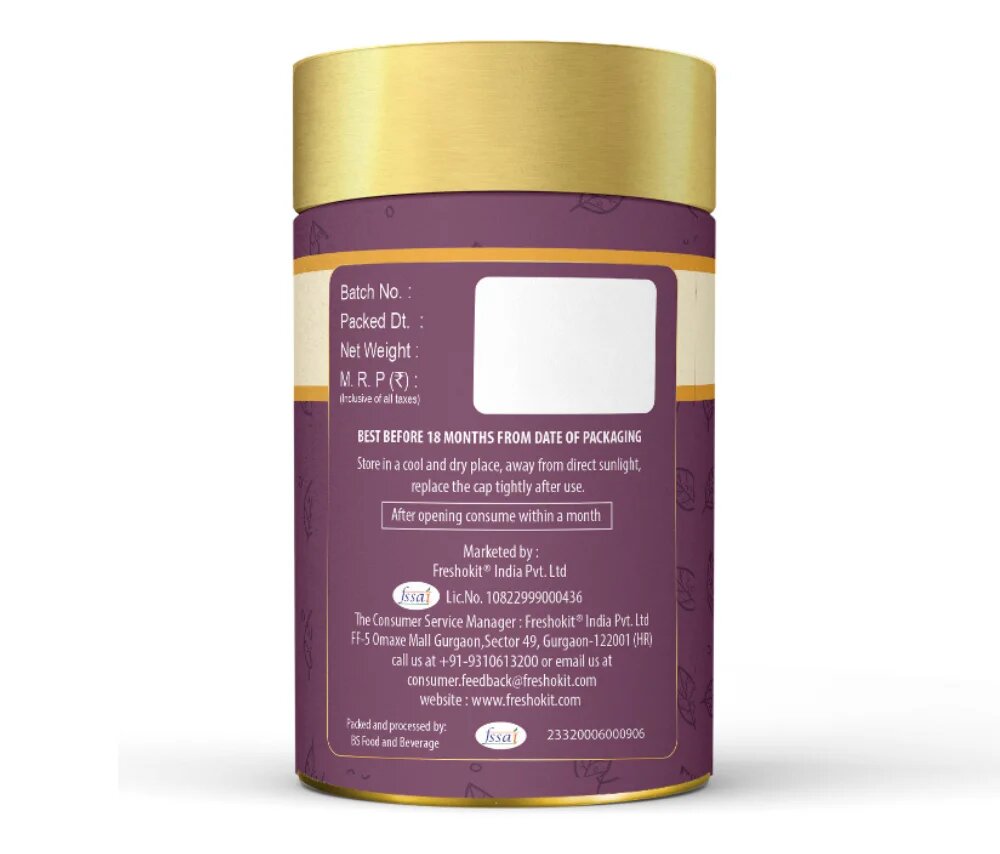 Freshville Lungs Detox Tea | Helps Quit Smoking And Clean Lungs with Herbs Moringa, Rose Petals, Peppermint, Lemongrass, Hibiscus, Cinnamon, Mulethi, Tulsi, Fenugreek, Ginger, Green Tea 45 month