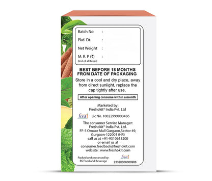 Freshville PCOS PCOD Tea Bag  | Pure & Natural | Helps In Hormonal Imbalance & Facial Hair & Acne | Caffeine Free | Ginger, Fenugreek, Spearmint, Cinnamon, Fennel, Tulsi, Lodhra, Ashoka Bag (15 bags)