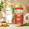 Freshville Slimming Tea & Slim Detox Tea Combo | Herbal Wellness Tea Duo | Supports Healthy Metabolism & Natural Body Cleansing | Green Tea & Herbal Blend | Loose Leaf Tea