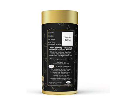Freshville Stamina Booster Herbs | Pure & Natural |Elachi | Mulethi | Cinnamon | Nutmeg | Ashwagandha | Ginseng Root | Gokhru | Tulsi | Shatavari |Green Tea Tin